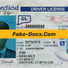Connecticut driver license Psd Template front