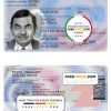 Czech Republic ID Card Psd Template