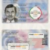 Czech Republic ID Card Psd Template scan effect