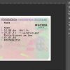GERMANY DRIVER LICENSE PSD TEMPLATE