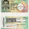 Georgia driver license Psd Template scan effect