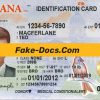Indiana driver license Psd Template New front