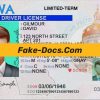 Iowa driver license Psd Template