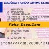 Ireland driver license Psd Template front