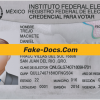 Mexico ID Card Psd Template front