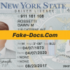 New York driver license Psd Template