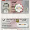 Poland ID Card Psd Template scan effect
