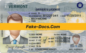 Vermont driver license Psd Template New
