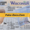 Wisconsin driver license Psd Template