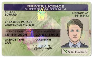 austria driver license psd template
