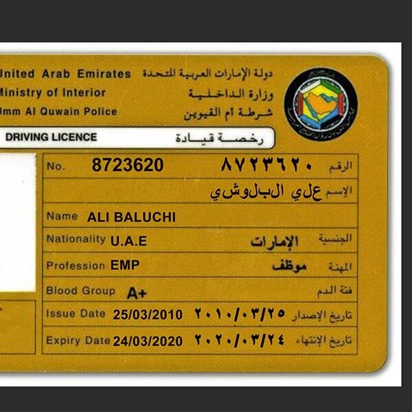 drivers license psd template | Fake Docs Shop