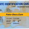 Fake New york ID Card Psd Template