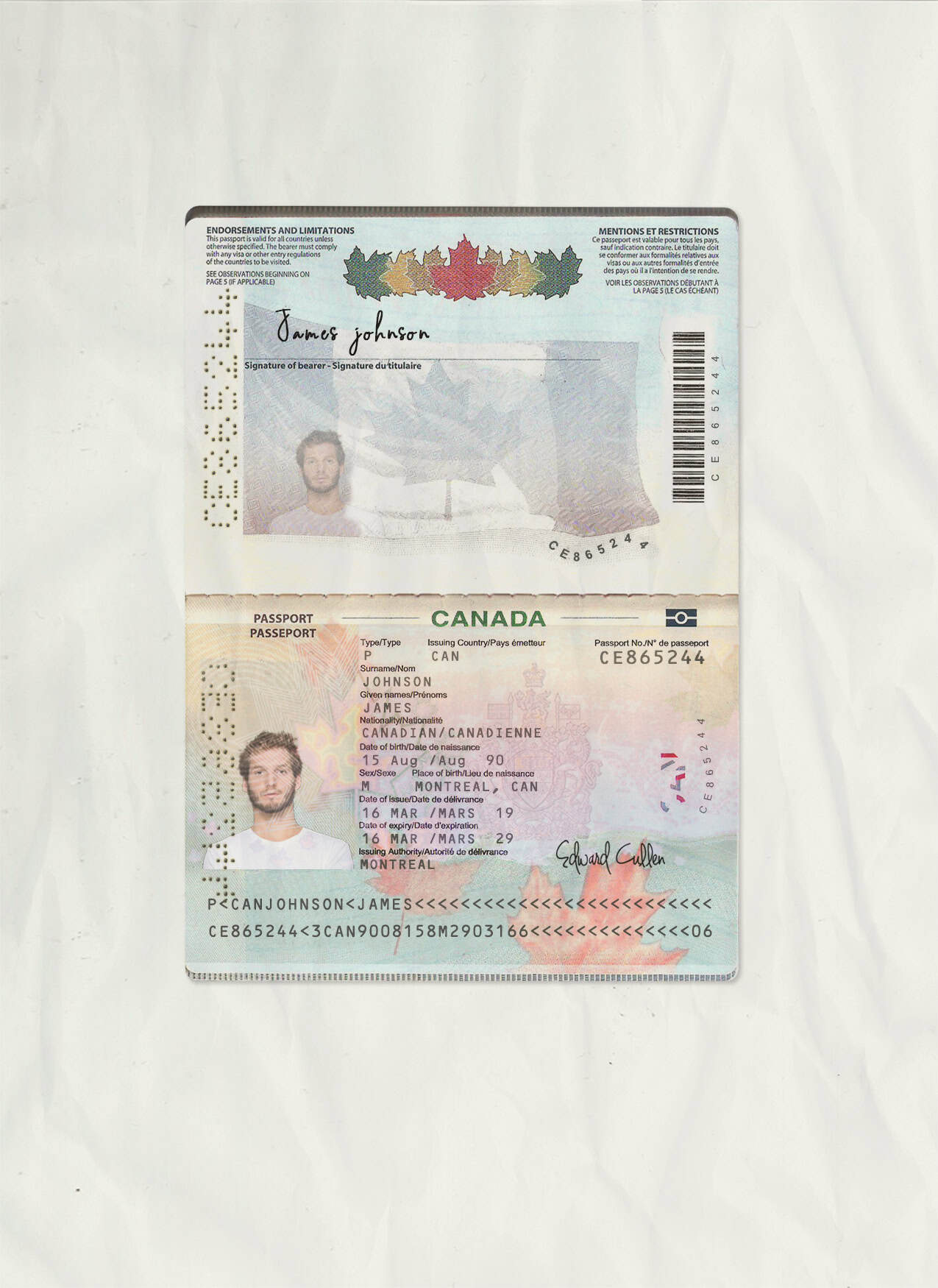 Fake Passport Template Custom Order Fake Passport Template Custom Order