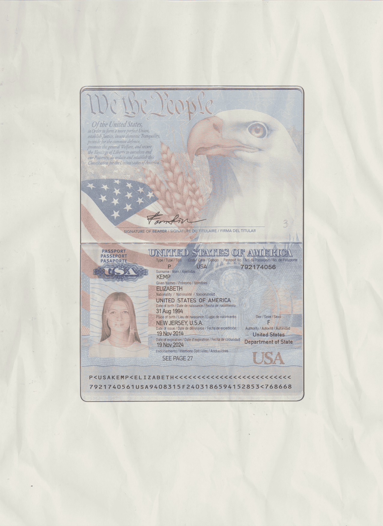 Fake Passport Template Custom Order Fake Passport Template Custom Order