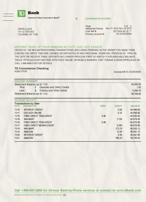 Bank Statement Template Custom Order Bank Statement Template Custom Order