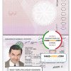 Bahrain Passport psd template