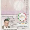 Bahrain Passport psd template