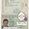 Bangladesh Passport psd template v1