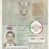 Belgium Passport psd template