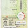 Brunei Passport psd template scan