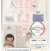 Georgia Passport psd template