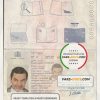Georgia Passport psd template
