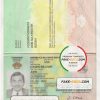 Guinea Bissau Passport psd template