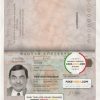 Hungary Passport psd template