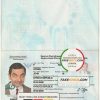 Kyrgyzstan Passport psd template