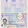 Luxembourg Passport psd template