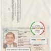 Malawi Passport psd template