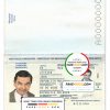Moldova Passport psd template
