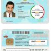 Kazakhstan id card psd template old version