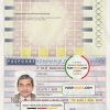 Netherlands (Holland) Passport psd template v1 scan effect
