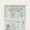 New Zealand Passport psd template