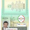 Pakistan Passport psd template