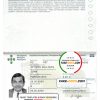 Portugal Passport psd template