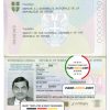 Serbia Democratic Passport psd template