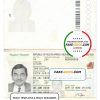 South Africa Passport psd template