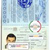 Syria Passport psd template