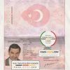 Turkey passport psd template scan effect