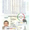 Uruguay Passport psd template