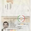 Venezuela Passport psd template scan