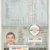 Yemen Passport psd template