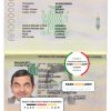 Zambia Passport psd template