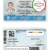 Argentina Buenos Aires driver license Psd Template