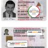 Bangladesh driver license Psd Template v1