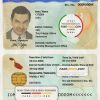 Malta id card psd template scan effect