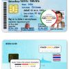 Thailand id card psd template