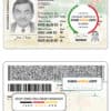 Canada province Saskatchewan driver license Psd Template